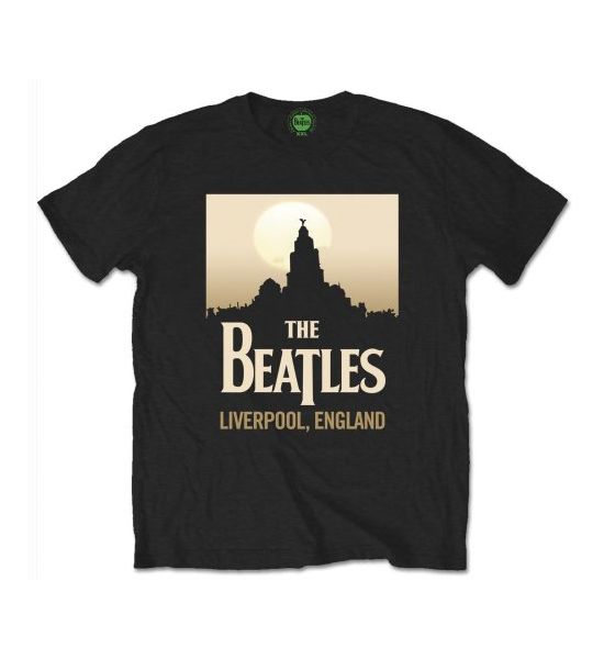 The Beatles: Liverpool, England - Black T-Shirt