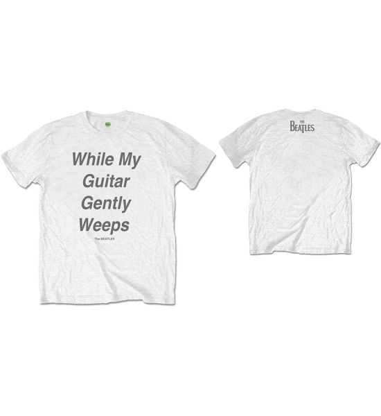 The Beatles: My Guitar Gently Weeps (Back Print) - White T-Shirt