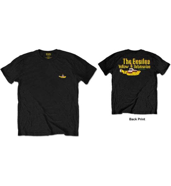 The Beatles: Nothing Is Real (Back Print) - Black T-Shirt