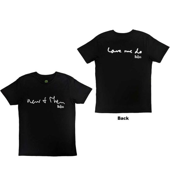 The Beatles: Now & Then (Back Print) - Black T-Shirt