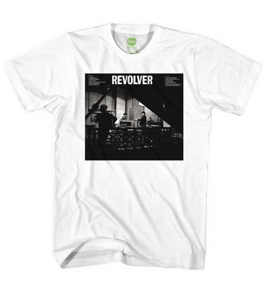 The Beatles: Revolver Studio - White T-Shirt