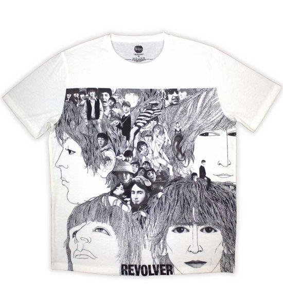 The Beatles: Revolver (Sublimation Print) - White Sublimation T-Shirt