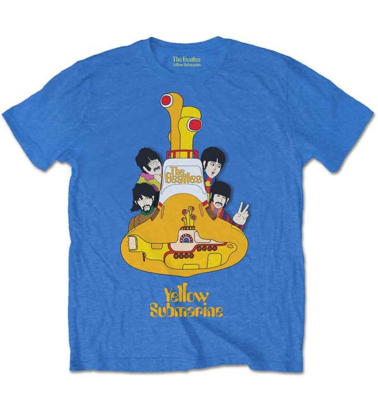 The Beatles: Yellow Submarine Sub Sub - Mid Iris Blue T-Shirt