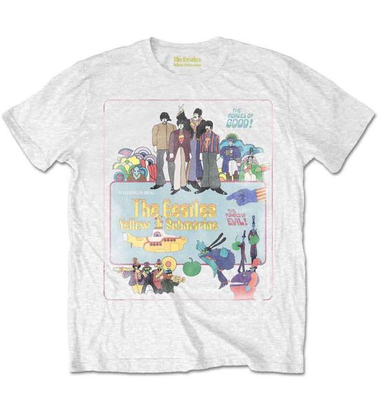 The Beatles: Yellow Submarine Vintage Movie Poster - White T-Shirt