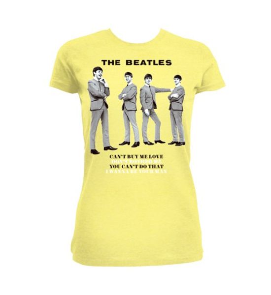 The Beatles: You can't do that - Ladies Yellow T-Shirt