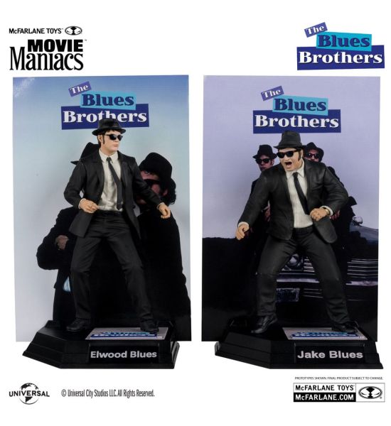 The Blues Brothers: Jake & Elwood Blues 2-Pack Movie Maniacs PVC Statue (15cm) Preorder