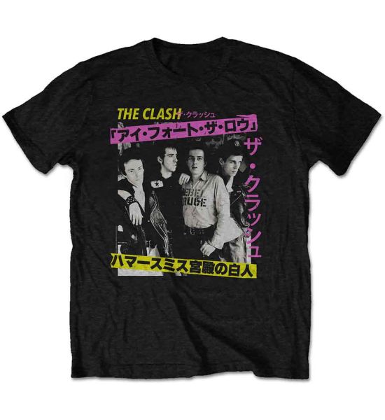 The Clash: London Calling Japan Photo - Black T-Shirt