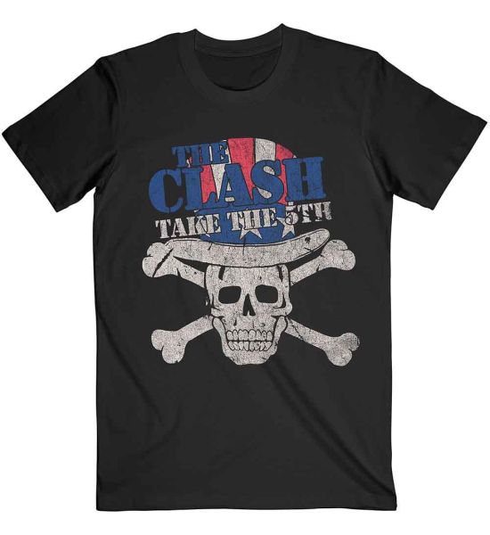 The Clash: Take The 5th - Black T-Shirt