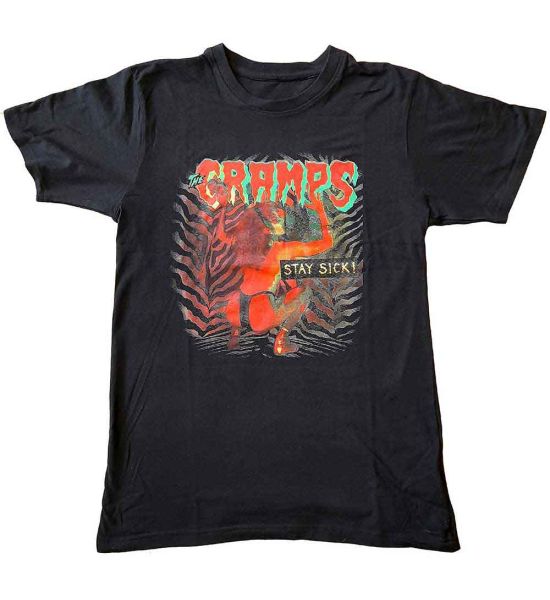 The Cramps: Stay Sick - Black T-Shirt