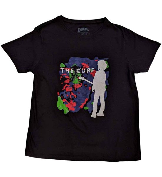 The Cure: Boys Don't Cry - Ladies Black T-Shirt