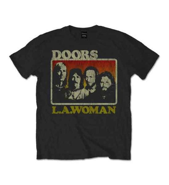 The Doors: LA Woman - Black T-Shirt