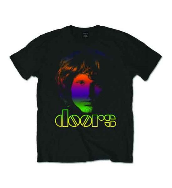 The Doors: Morrison Gradient - Black T-Shirt