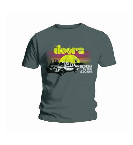 The Doors: Riders - Grey T-Shirt