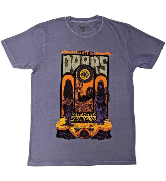 The Doors: Sacramento (Embellished) - Purple T-Shirt