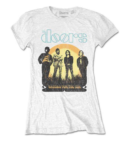 The Doors: Waiting for the Sun - Ladies White T-Shirt