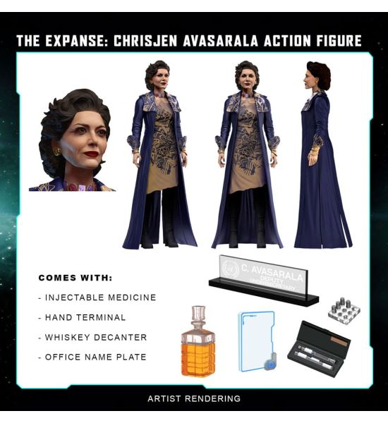 The Expanse: Chrisjen Avasarala Action Figure (20cm) Preorder