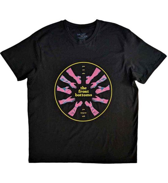 The Front Bottoms: Circle Hands - Black T-Shirt