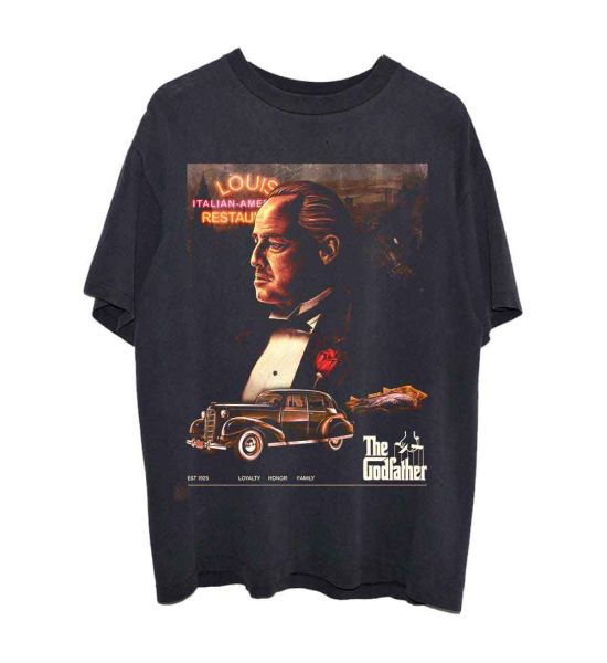 The Godfather: Sketch Louis - Black T-Shirt