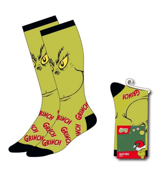 The Grinch: Grinch Socks (38-45) Preorder