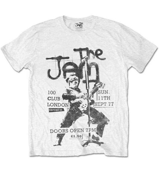 The Jam: 100 Club 77 - White T-Shirt