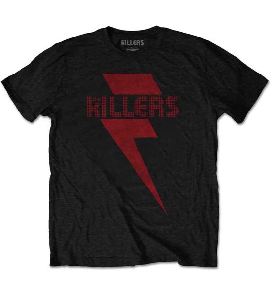 The Killers: Red Bolt - Black T-Shirt