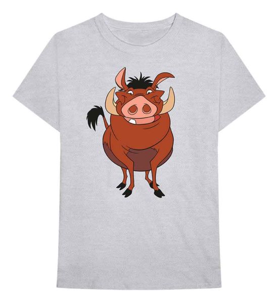 The Lion King: Pumbaa Pose - Grey T-Shirt