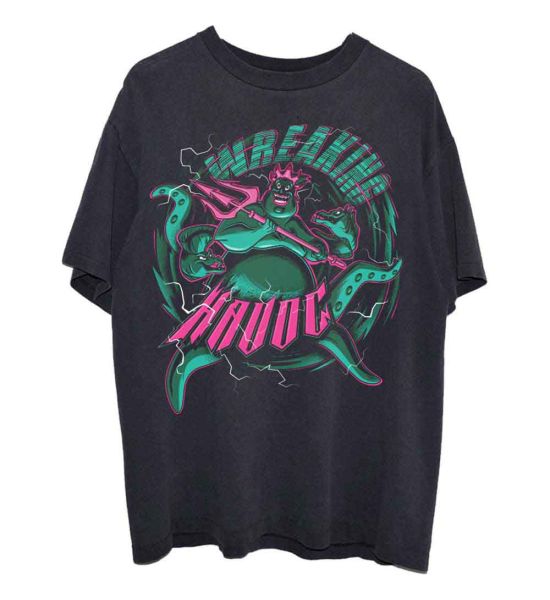 The Little Mermaid: Ursula Wreaking Havoc - Black T-Shirt