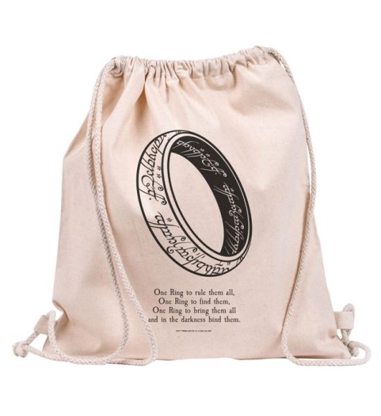 The Lord of The Rings: One Ring Draw String Canvas Eco Bag Preorder