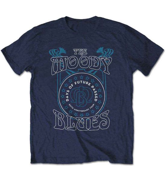 The Moody Blues: Days of Future Passed Tour - Navy Blue T-Shirt