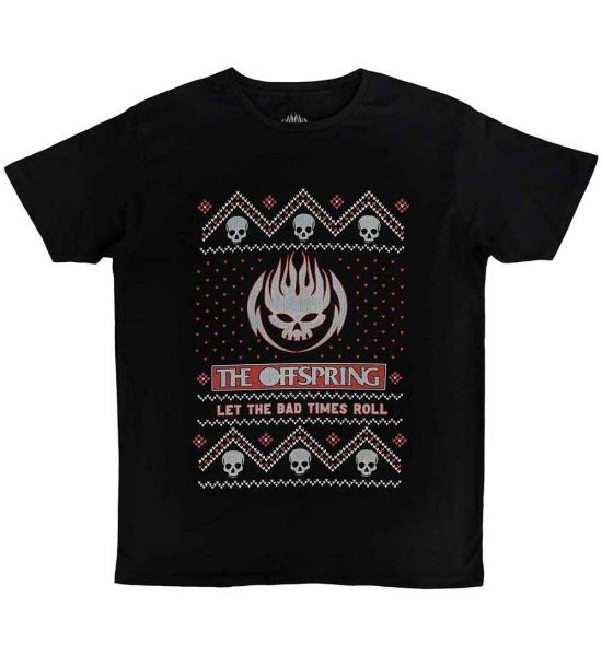 The Offspring: Christmas Bad Times - Black T-Shirt