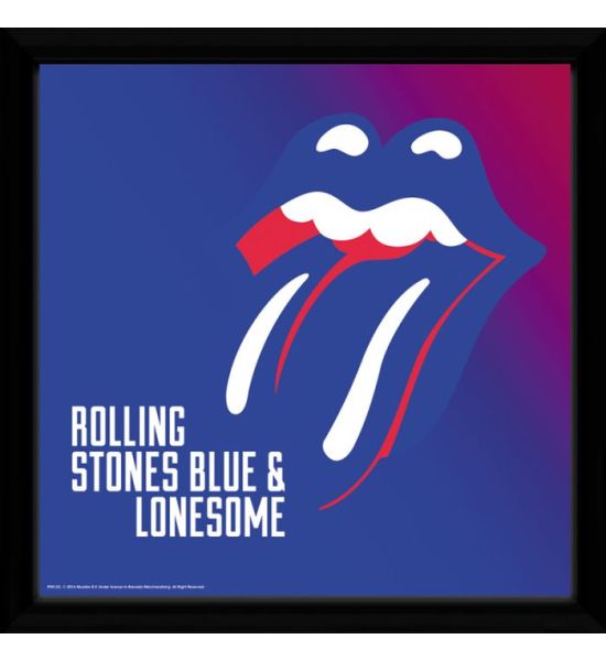 The Rolling Stones: Blue And Loneso Framed Print (30x30cm) Preorder