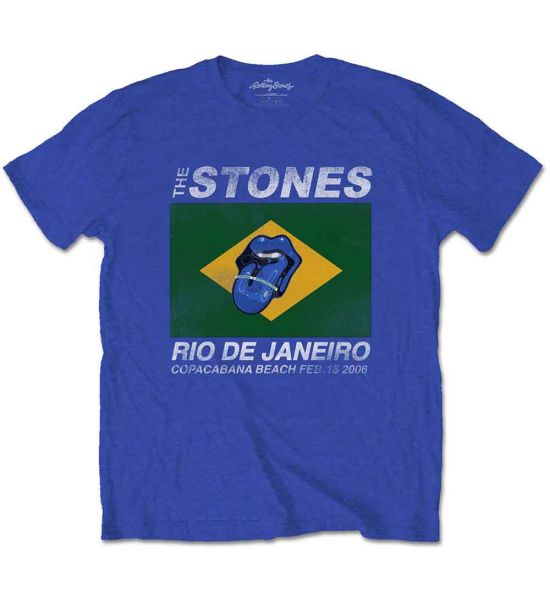 The Rolling Stones: Copacabana Blue - Royal Blue T-Shirt