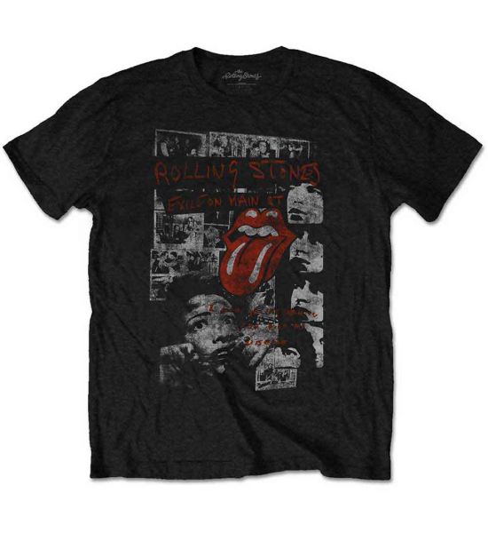 The Rolling Stones: Elite Faded - Black T-Shirt