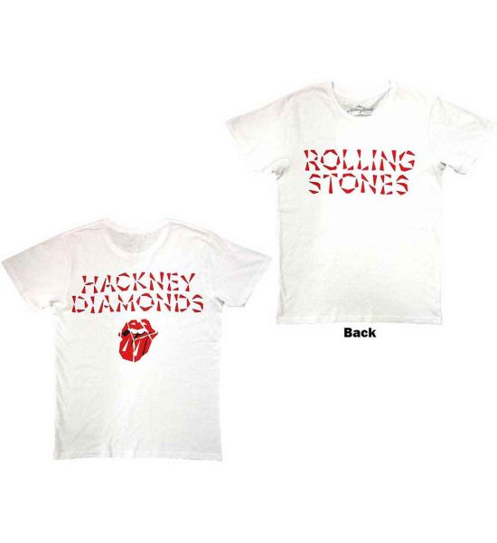 The Rolling Stones: Hackney Diamonds (Back Print) - White T-Shirt