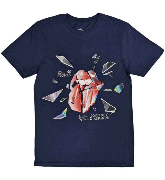 The Rolling Stones: Hackney Diamonds Explosion - Navy Blue T-Shirt