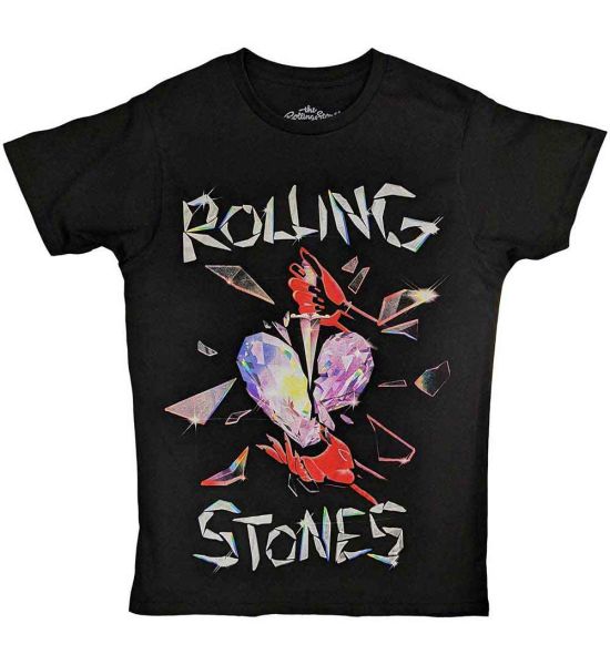 The Rolling Stones: Hackney Diamonds Heart - Black T-Shirt