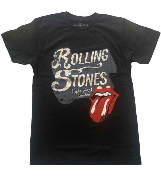 The Rolling Stones: Hyde Park - Black T-Shirt