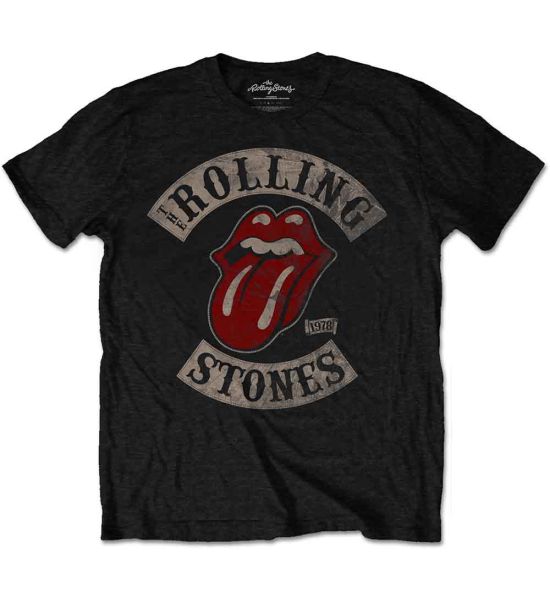 The Rolling Stones: Tour 1978 - Black T-Shirt