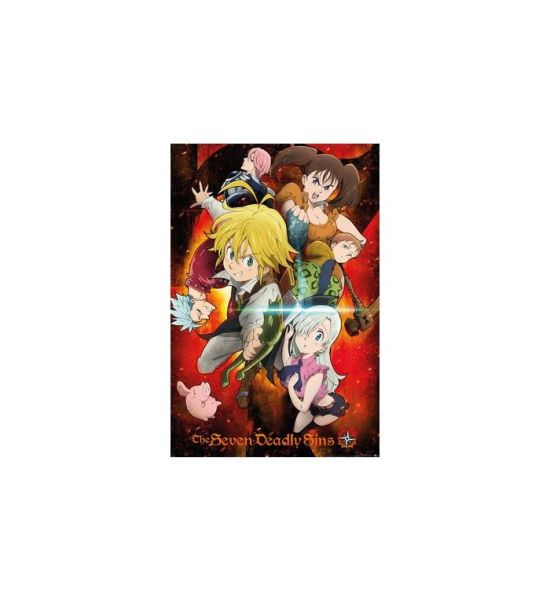 The Seven Deadly Sins: Key Art 1 Maxi Poster (91.5x61cm) Preorder