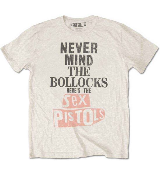 The Sex Pistols: Bollocks Distressed - Natural T-Shirt