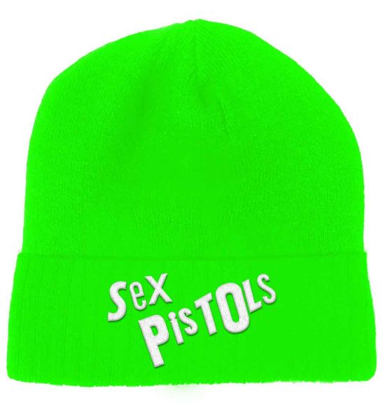 The Sex Pistols: Logo - Green Beanie Hat Preorder