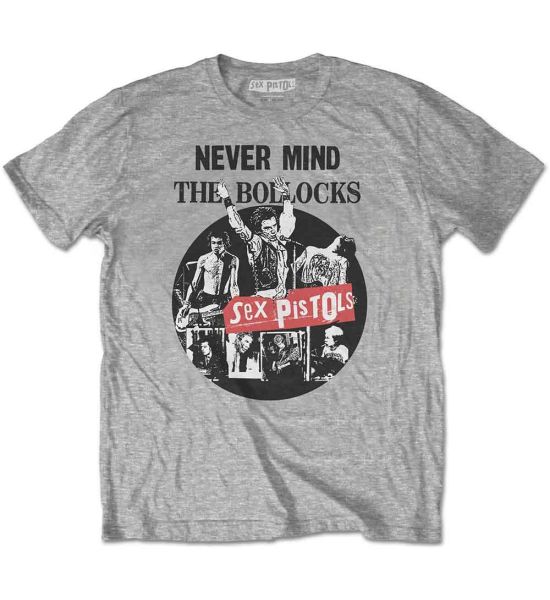 The Sex Pistols: Never Mind The Bollocks - Grey T-Shirt