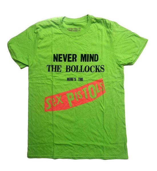 The Sex Pistols: NMTB Original Album - Green T-Shirt