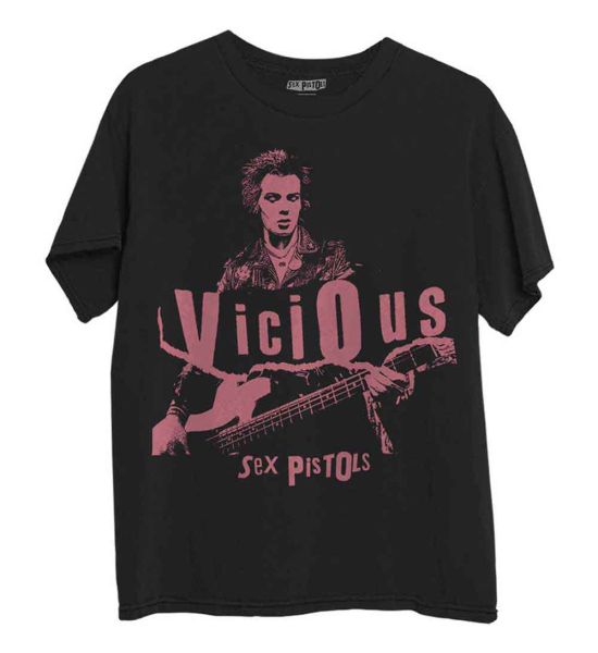 The Sex Pistols: Sid Photo - Black T-Shirt