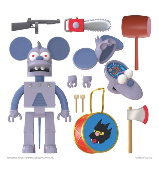 The Simpsons Ultimates: Robot Itchy Action Figure (18cm) Preorder