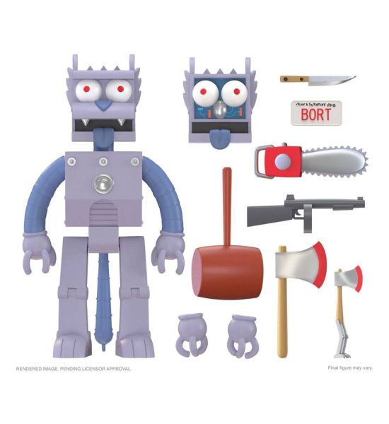 The Simpsons Ultimates: Robot Scratchy Action Figure (18cm)