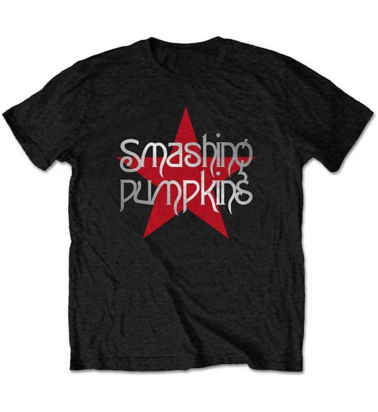 The Smashing Pumpkins: Star Logo - Black T-Shirt