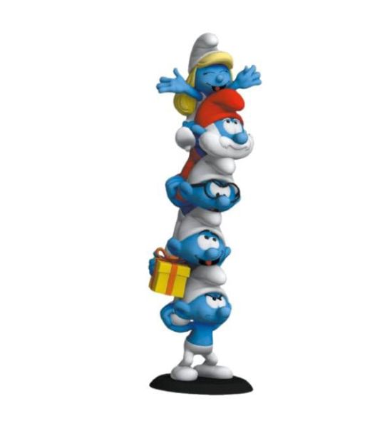 The Smurfs: Smurfs Column Polychrome Edition Resin Statue (50cm)