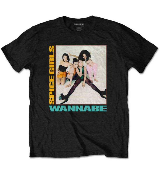 The Spice Girls: Wannabe - Black T-Shirt