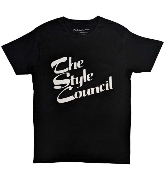 The Style Council: Stacked Logo - Black T-Shirt